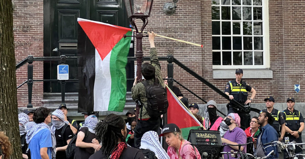 Hollanda’daki üniversitelerde Filistin eylemleri yeniden başladı