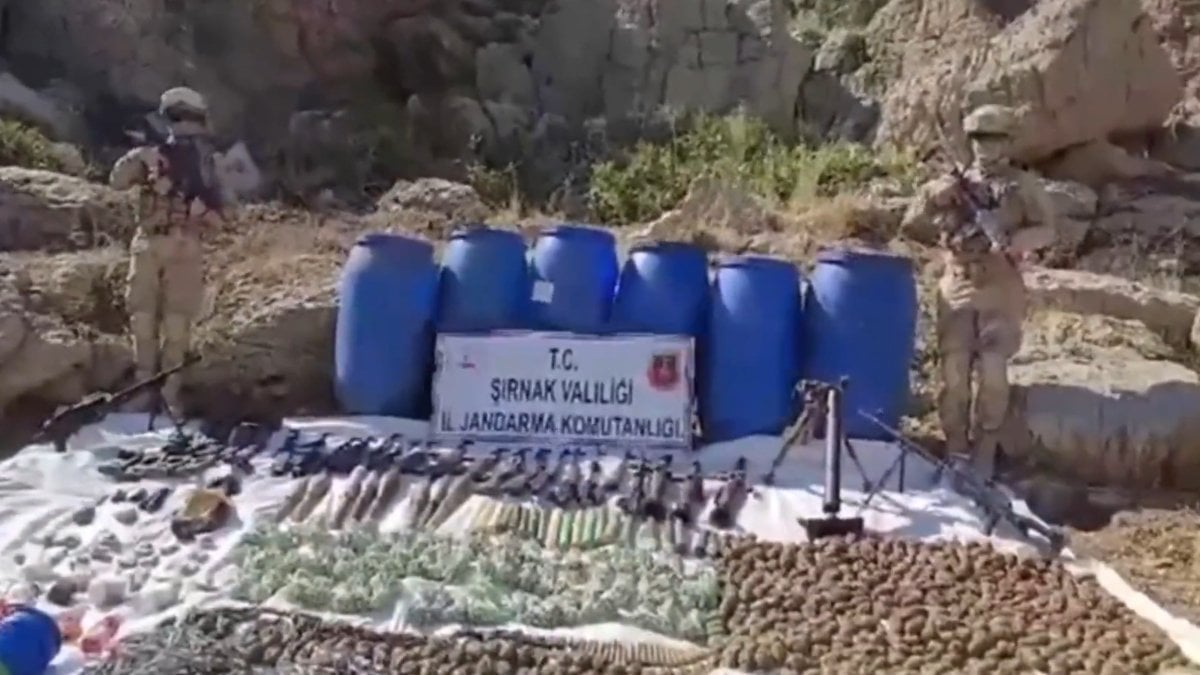 Şırnak’ta GÜRZ operasyonu: Terör örgütüne ait mühimmat deposu imha edildi