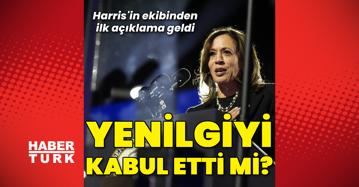Kamala Harris’in ekibinden ilk açıklama!
